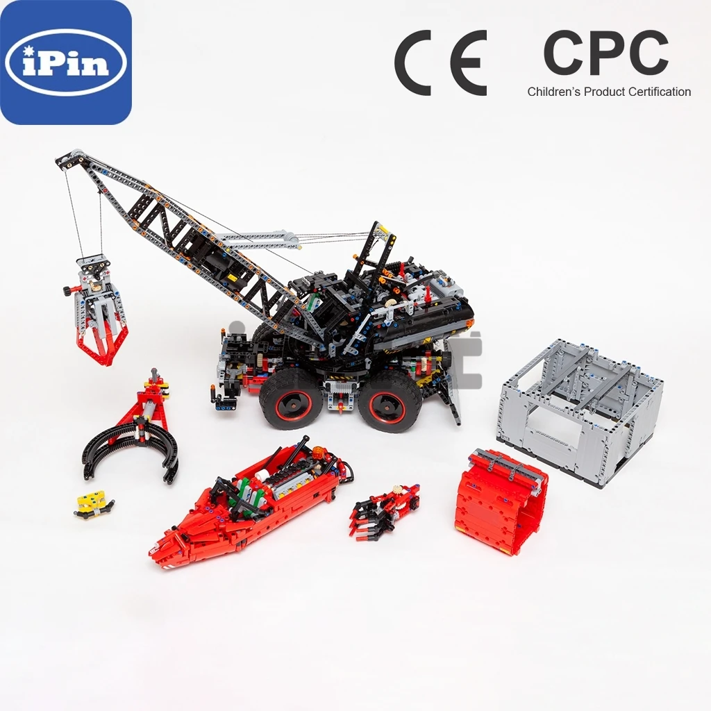 

Moc-63865 wheeled port crane 42082c mode splicing building block technology assembly Boy Gift