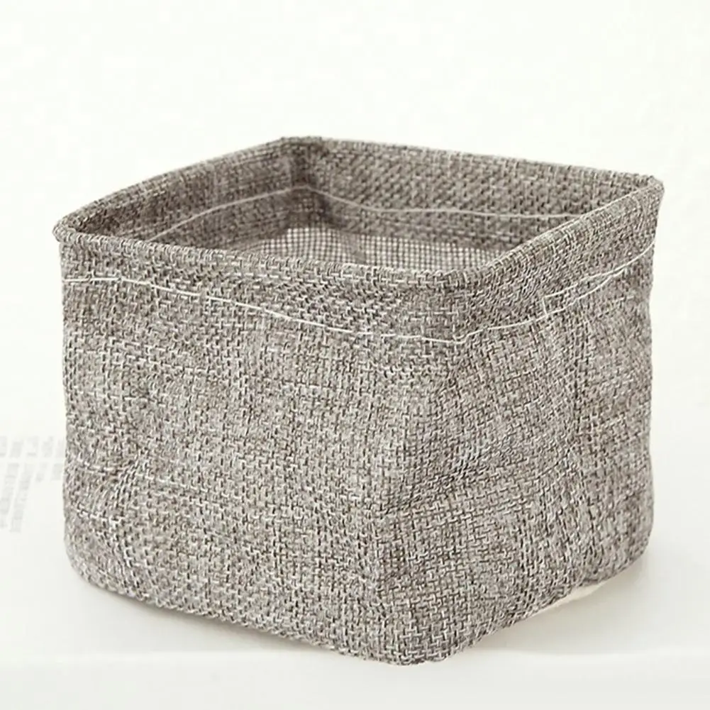 Durable Cosmetic Basket  High Capacity Waterproof Mini Storage Basket  Non-deformation Clothes Storage Bag