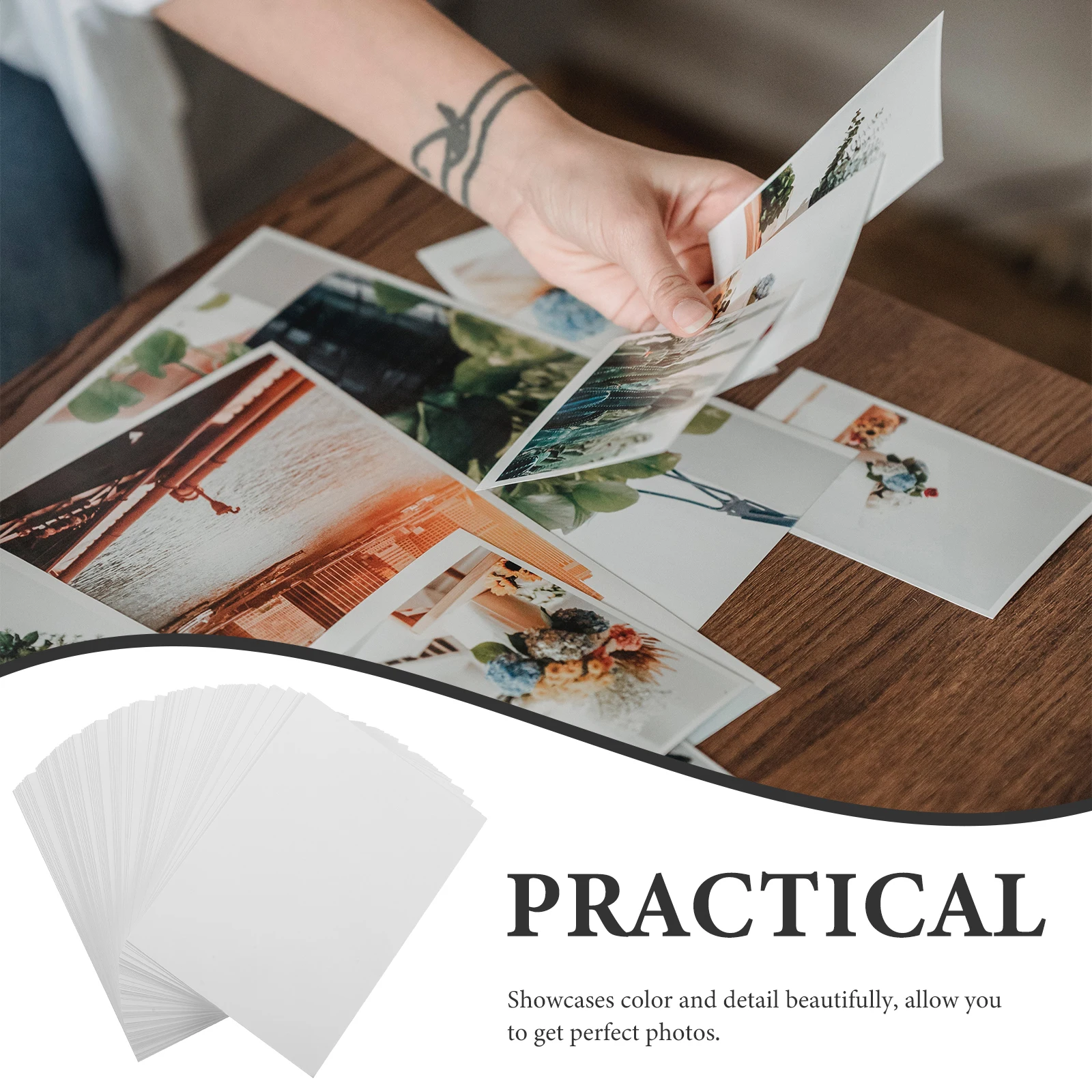 

Photo Glossy Magazine Brochure Printer Paper for Photos Printing Fast Drying Smooth Finish Artistic