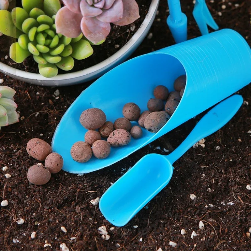 

4Pcs Garden Planter Kit Sowing Shovel Scoop Bucket Spoon Succulents Seedlings Bonsai Fertilizer Drilling Device Seeder