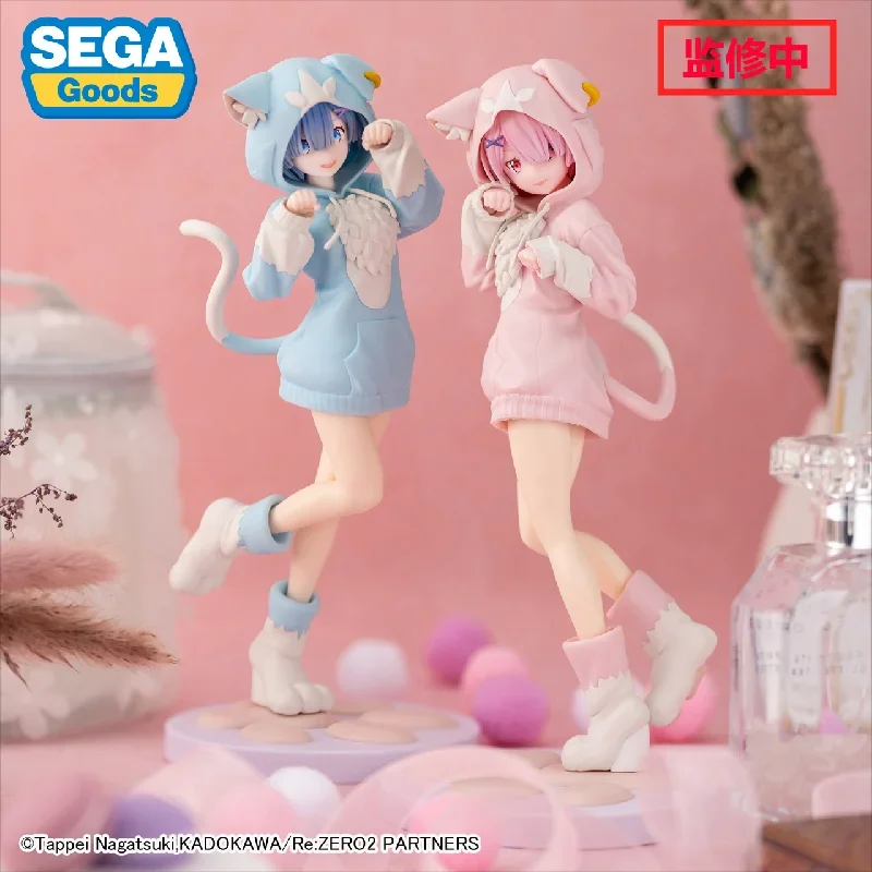 

BANDAI Пижама вечерние Ram & Rem Re0 Rem Elf Park красочная Версия Милая экшн-сцена ручная работа Классический Аниме-персонаж Подарочная игрушка