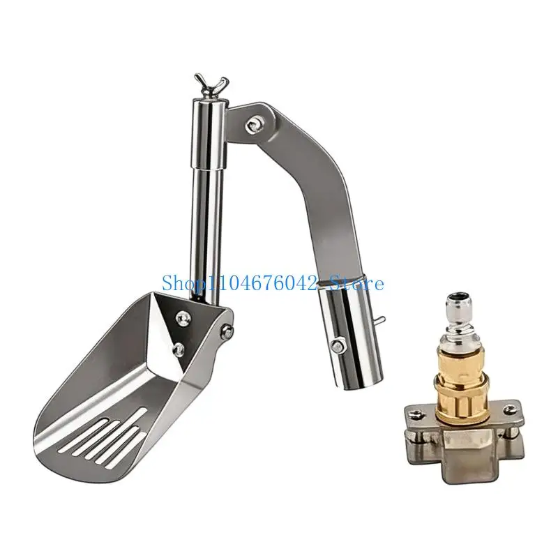 652F Premium Gutter Maintenance With Ergonomic Scoops And Jet Nozzle Design