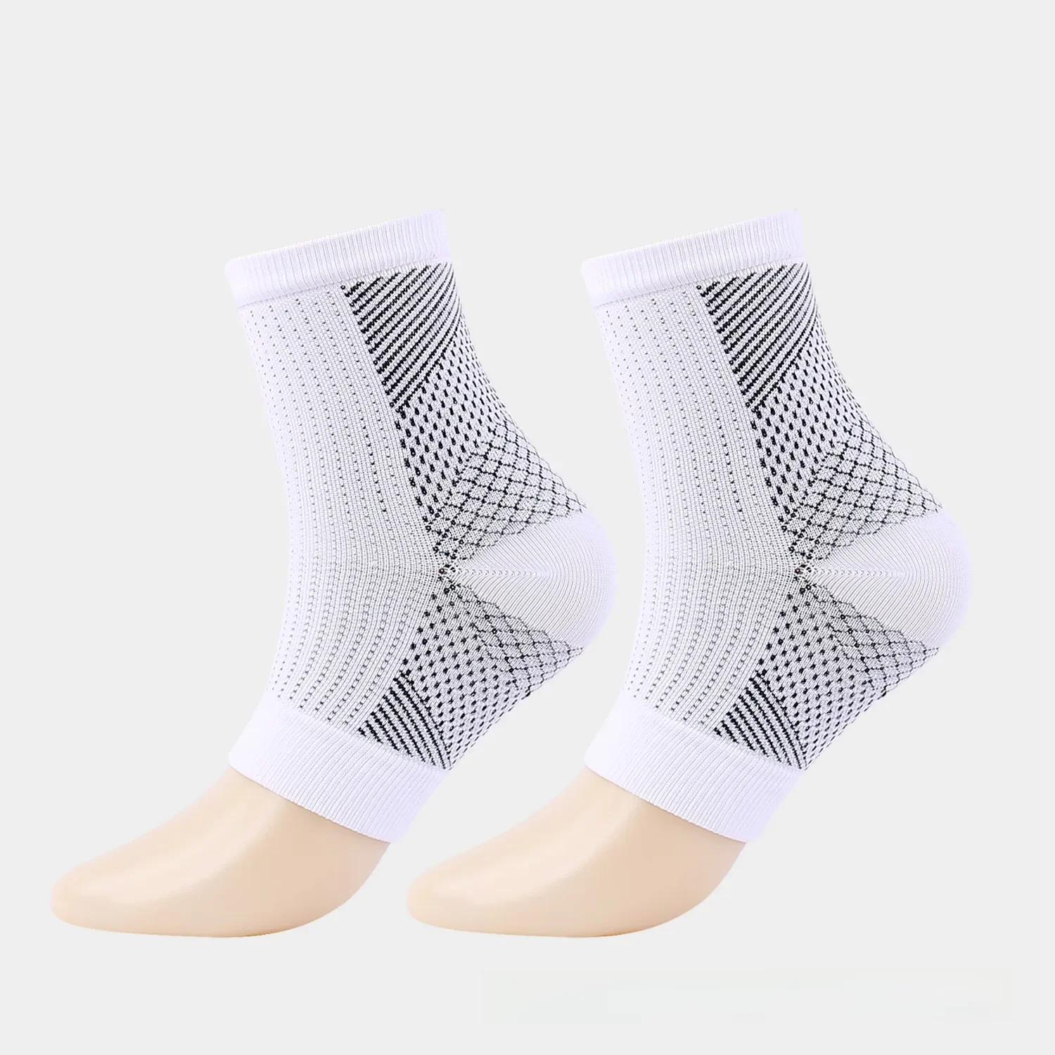 Amazon Cross-border Hot-selling Sports Breathable Pressure Ankle Socks Elastic Full Open Toe Foot Protection Elastic Socks