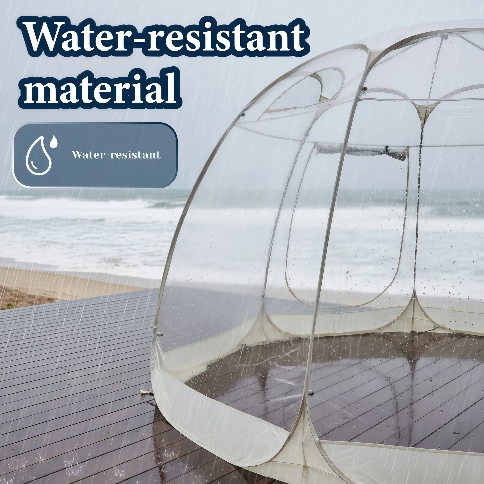 Large Quick-Set Bubble Tent Portable Outdoor Igloo Extreme Cold Resistant Winter Shelter for Camping And Backyard Use image 6