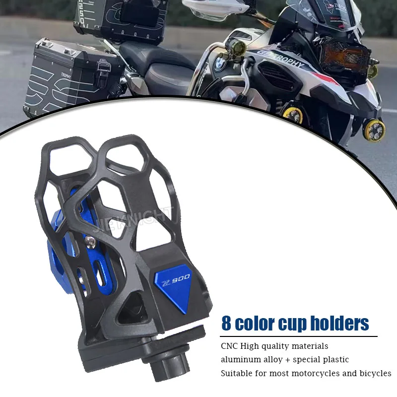 

For Kawasaki Ninja Z900SE Z 900 SE Z900 Z900RS Z500 new Motorcycle Cup Holder CNC Aluminum & ABS Multi-Angle Adjustable