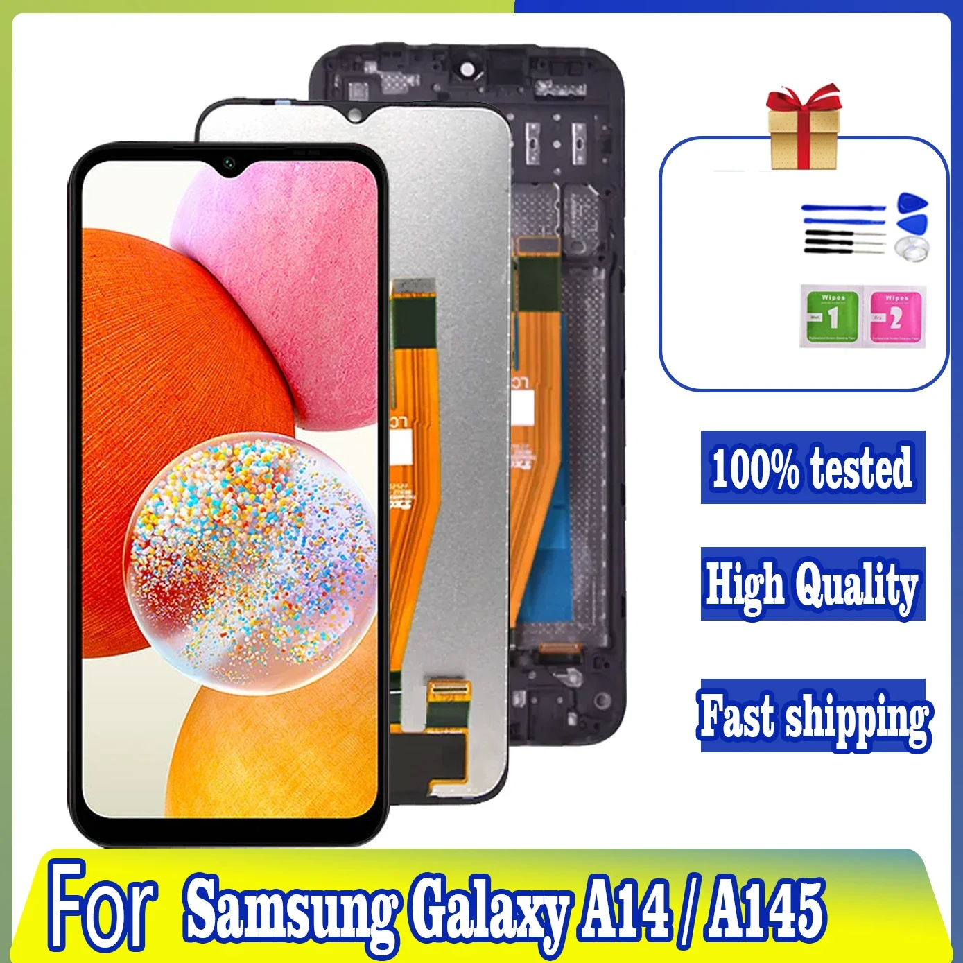 LCD For Samsung Galaxy A14 A145F LCD A145F/DSN A145M A145M/DS Display Touch Screen For Samsung A145 LCD Digitizer Assembly