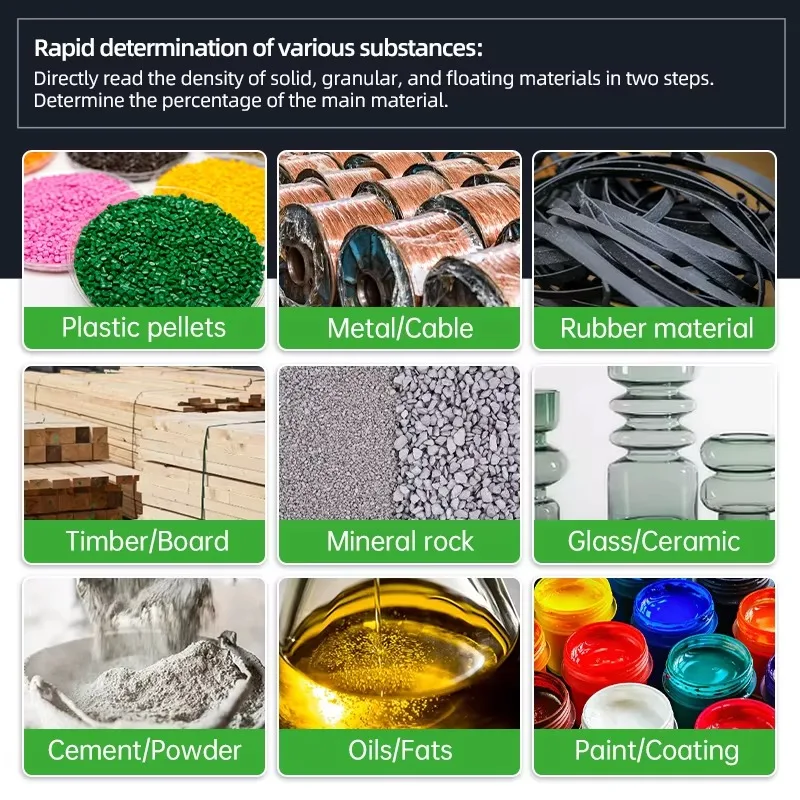 Densímetro digital NO.1: densímetro sólido/densímetro de líquido; Probador de oro y densímetro de metales preciosos (320 g/0,005 g)