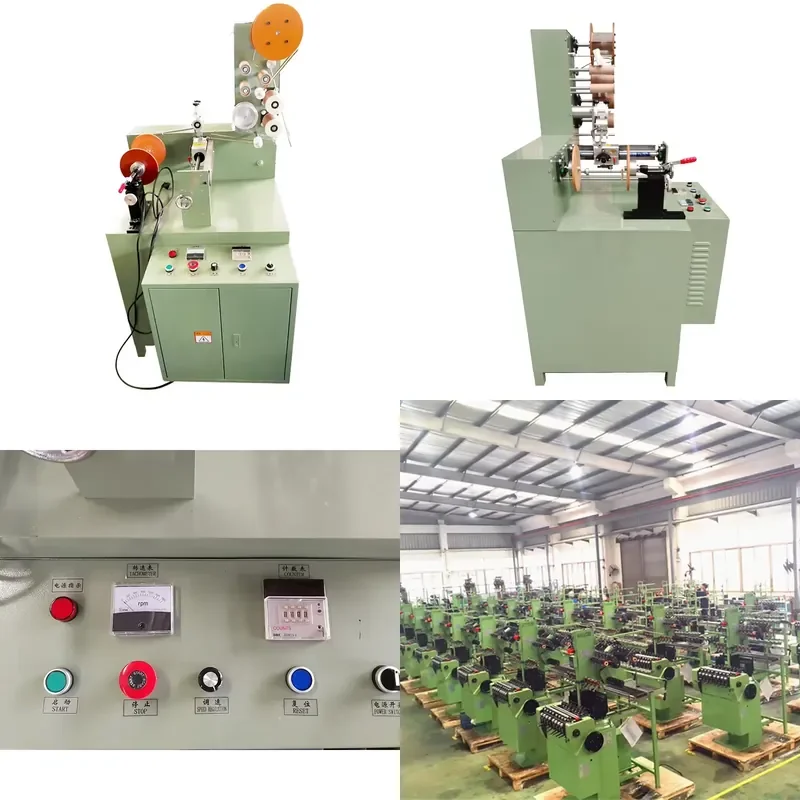 2026 CE Yongjin Automatic Horizontal Rolling Winding Narrow Fabric Ribbon Elastic Tape Machine