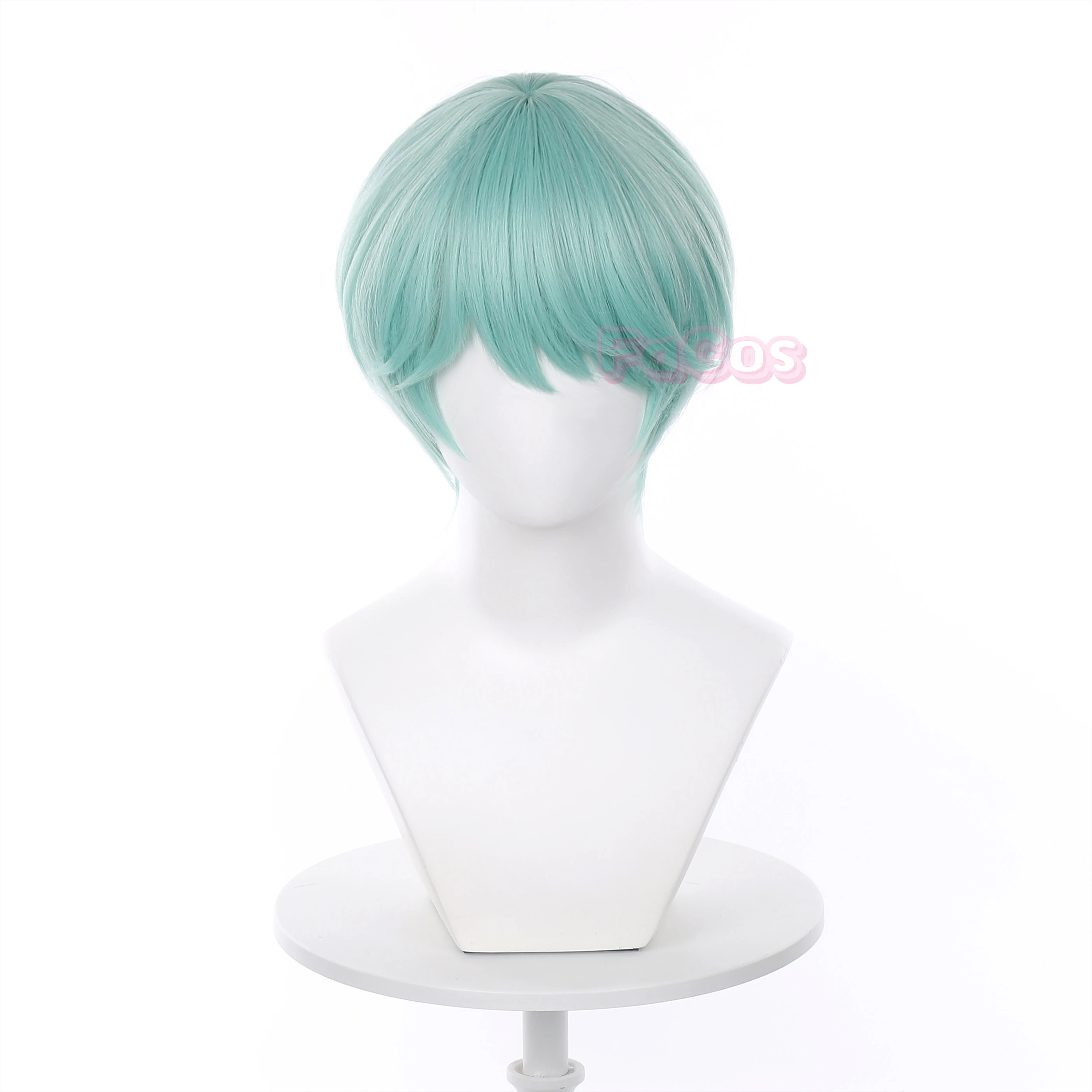 Парик для косплея Baby Saja, аниме KPop, охотники на демонов, Saja Boys HUNTRX, зеленая шляпа с короткими волосами, шапка из волокна волос + шапочка для парика, Хэллоуин для мужчин