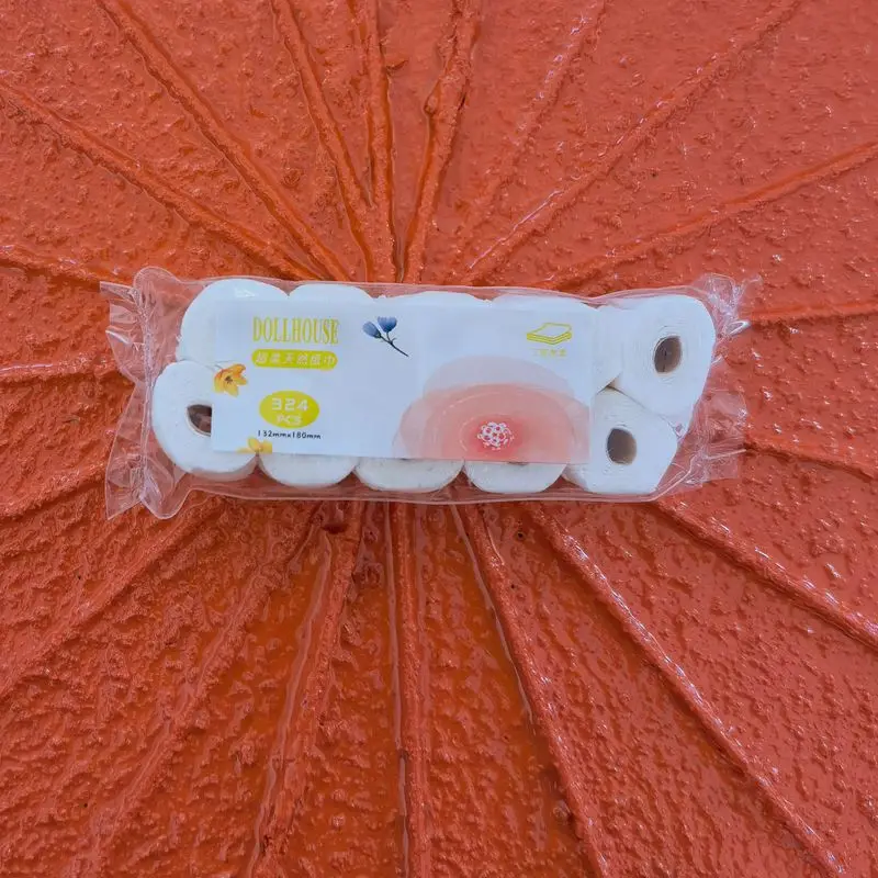 

10picecs масштаб 1:12 кукольный домик миниатюрный кухонный рулон бумажных полотенец-сделай сам сцена модель маленькая мебель декор аксессуары