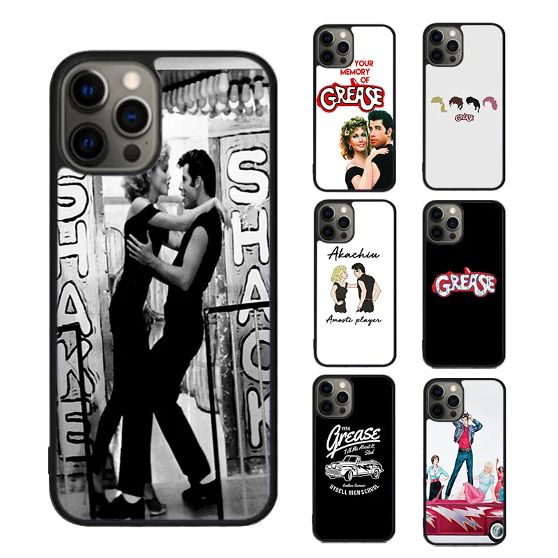 Grease Brillantine Vintage Movie Art Phone Case For iPhone SE2020 15 14 13 12 11 Pro Max Coque For Apple 8 PLUS 7 XR XS fundas