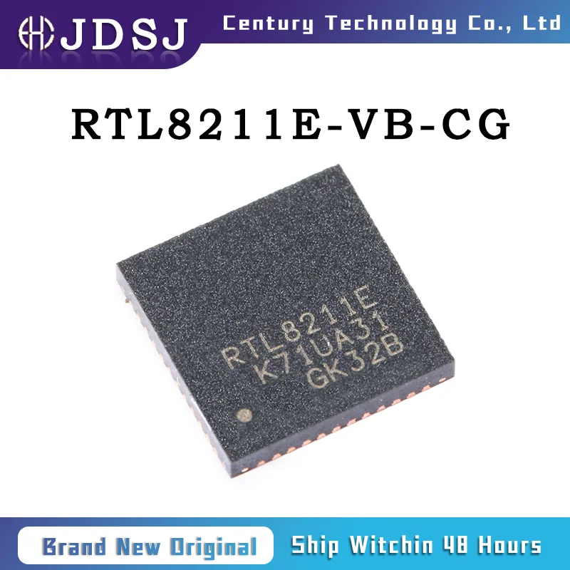 5PCS/10PCS/50PCS/100PCS 100% NEW IC RTL8211E-VB RTL8211E RTL8211E-VB-CG QFN48