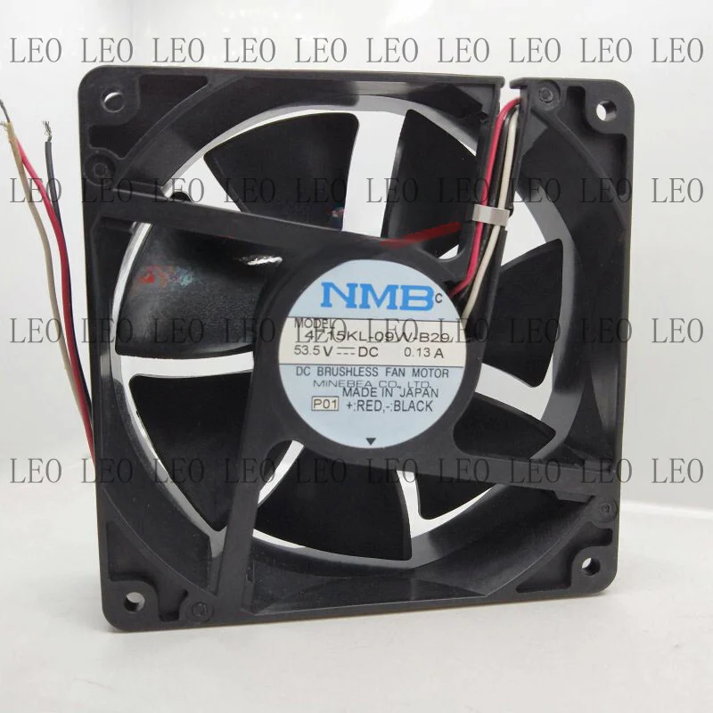 MY For NMB 4715KL-09W-B29 12038 53.5V 0.13A 12CM 3-wire chassis cooling fan