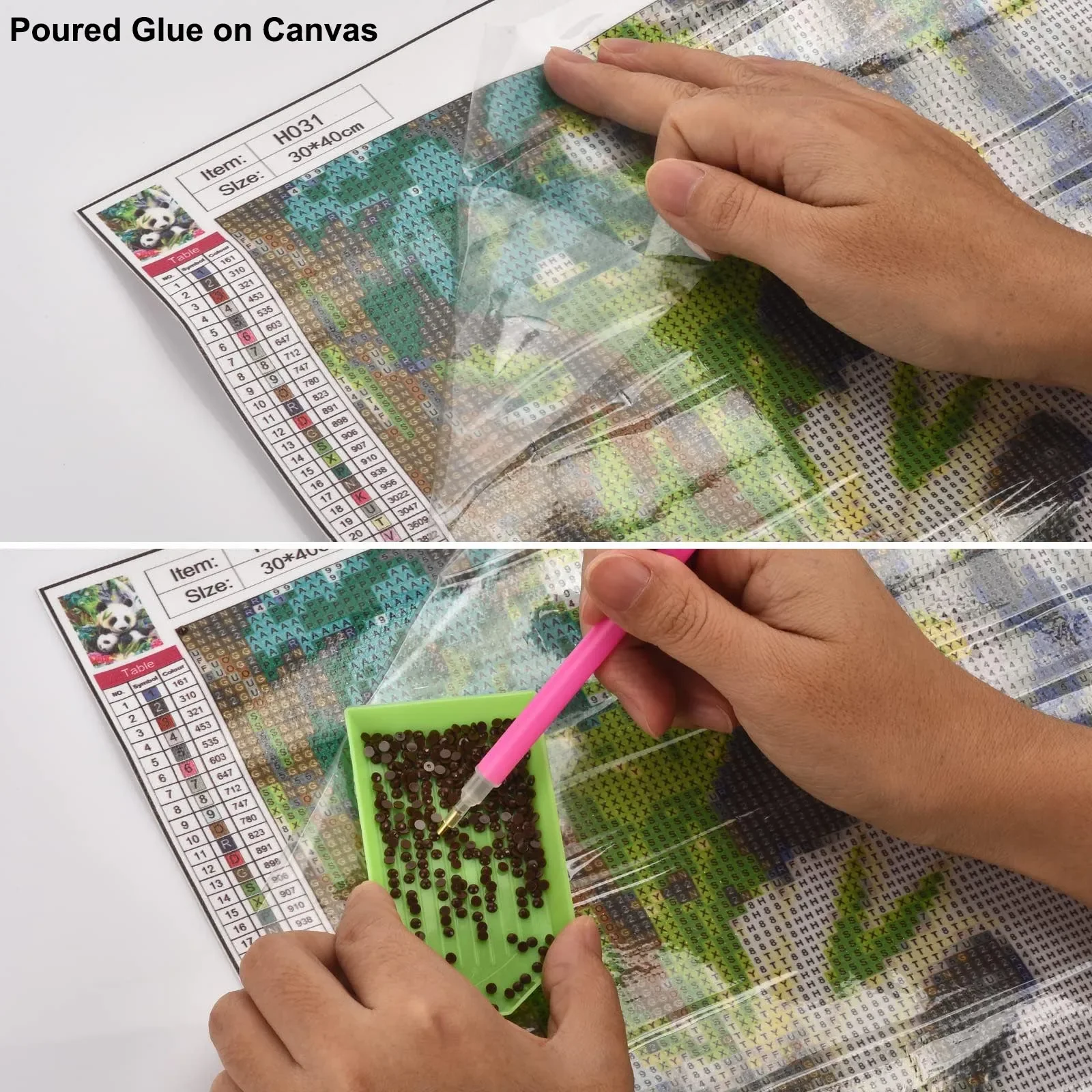 الماس اللوحة 5D DIY 100% كامل مربع/الحفر المستديرة ماندالا الأحجار الفن الملونة الفن الماس التطريز عبر غرزة ديكور