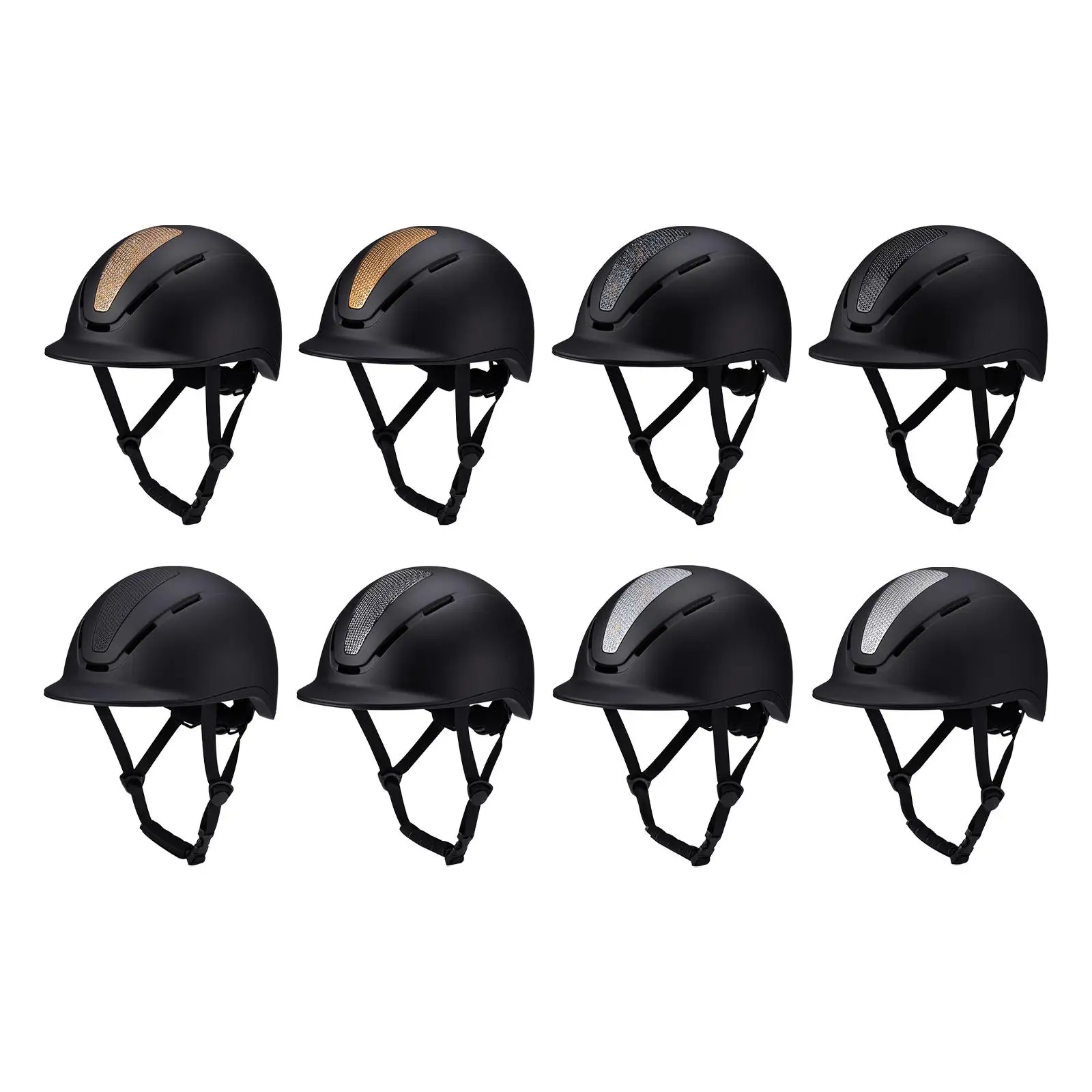 Equestrian Helmet for Horse Sport Adjustable Size Head Protection Breathable Cap for Road Bike Adventure
