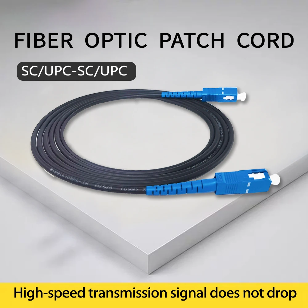 Special Promotion 1m/2m Fibra Optica FTTH SC/UPC-SC/UPC Single Mode Cable Fibre Optique Extension Cable Support Wholesale