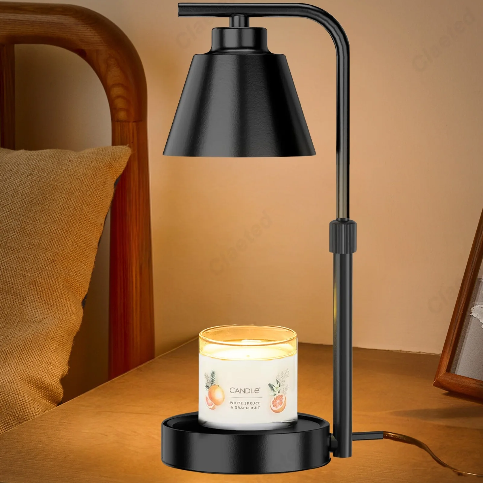 

New Retro Aromatherapy Wax Melting Lamp Can Be Lifted Living Room Study Office Bedroom Bedside Decorative Atmosphere Lamps