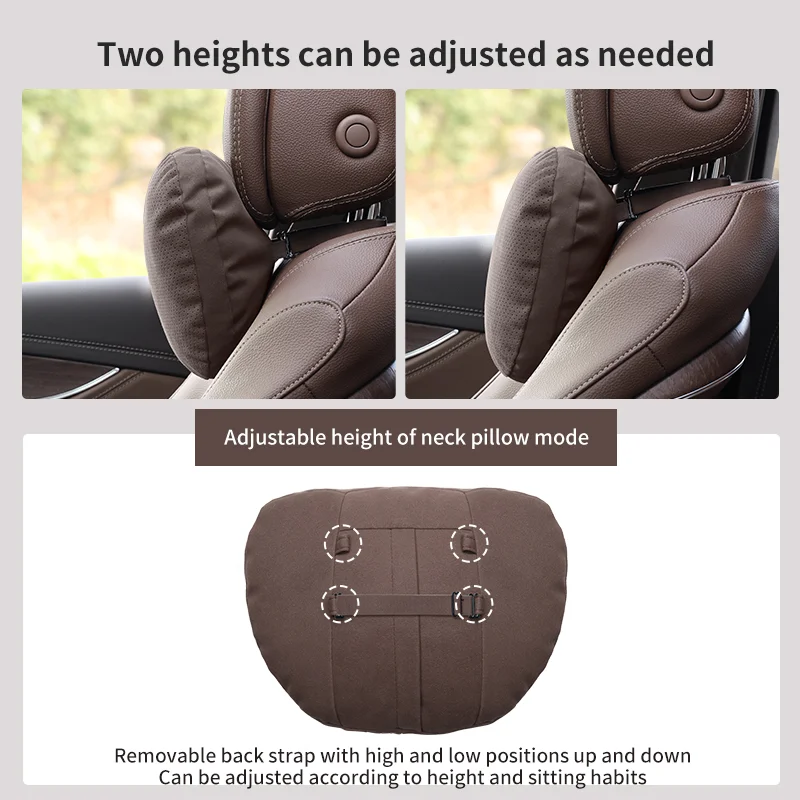 BMW M X1 X3 X5 X6 X7 E36 E39 E46 E87 E90 E92 F10 F15 F20 F25 F30 Car Headrest Neck Support Seat Lumbar Cushion Soft Neck Pillow