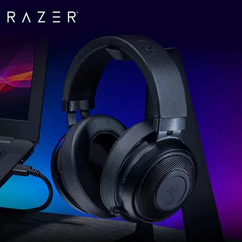 Imagem -04 - Wired Surround Sound Gaming Headconjunto com Microfone Fones de Ouvido para Razer Kraken Pro v2 Fone de Ouvido Gamer para Xbox One e Ps4