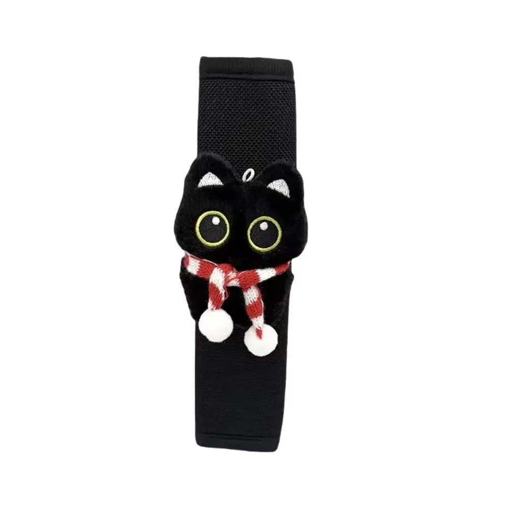 Black Black Cat Car Safety Shoulder Pads Soft Plush Pressure-Relief Car Seatbelt Shoulder Guard Seat Belt Protective Cover - Aliexpress Deal