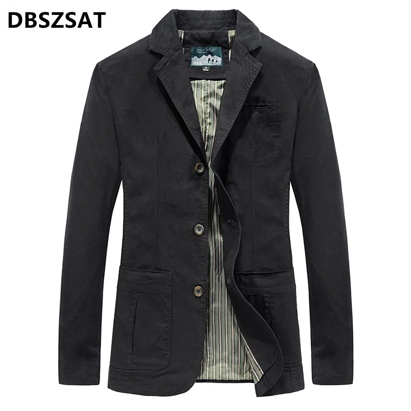 2027  Suit Jacket Spring Autumn New Solid Color Waterproof Windbreaker Coat Men Brand Outwear Fashion Slim Casual Jacket Men