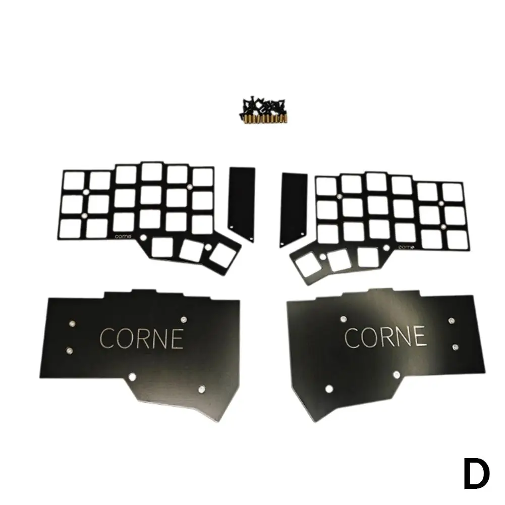 Dividir Caso Teclado para Corne, Sandwich 3D Shell, Três Camadas, Impresso Shell Peças, Acessórios, V3.0.1, A5C1