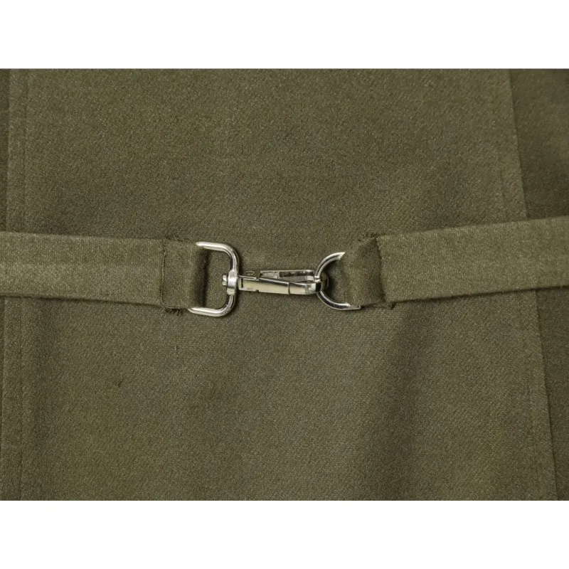 فستان HipSeam النسائي الناعم مع حزام ربيعي قصير بدون أكمام ورقبة قمع فستان نسائي متوسط الطول فساتين أنيقة بحاشية مستقيمة #5