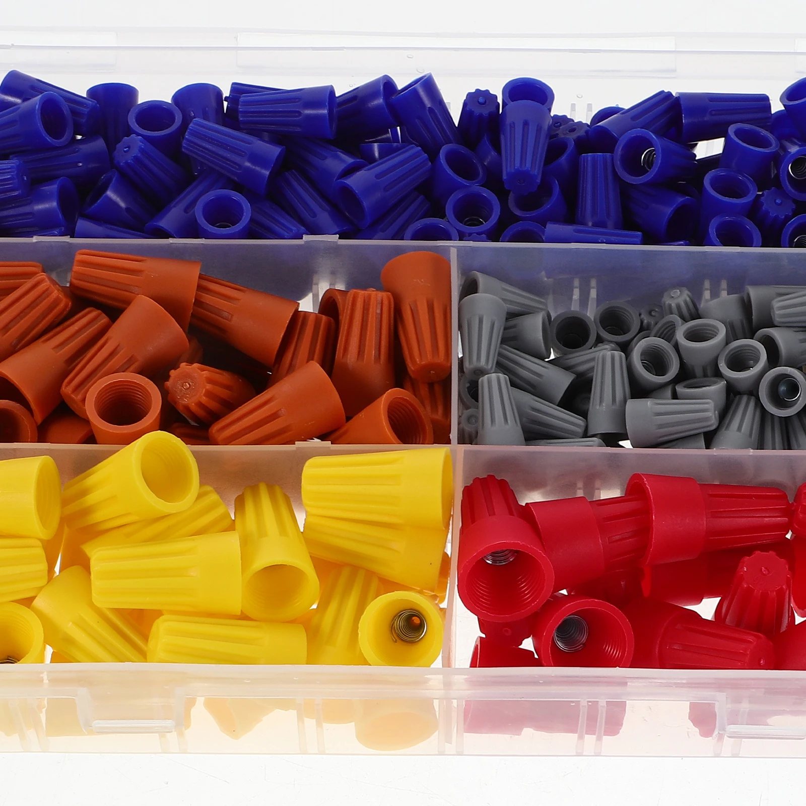 330 قطعة موصلات الأسلاك الكهربائية المسمار نوع قبعات مشفرة الألوان لمجموعة محطة الأسلاك السريعة في الهواء الطلق لتقوم بها بنفسك الإصلاحات