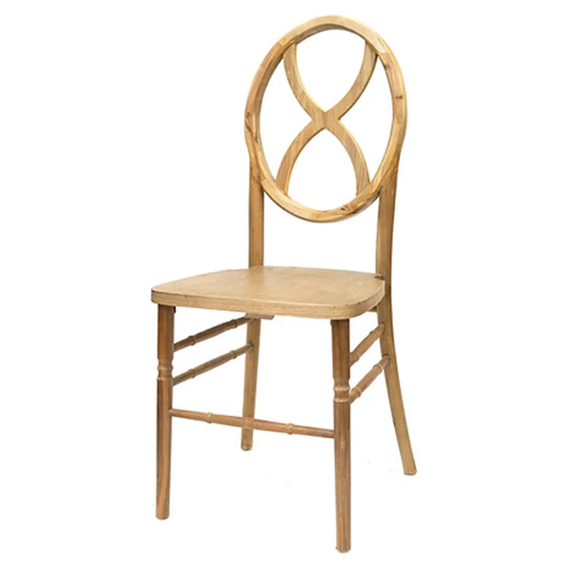 New Design Walnut Natural Wood Hourglass Phoenix Wooden Cafe Restaurant Dining Wedding Event Banquet Chairs For Events