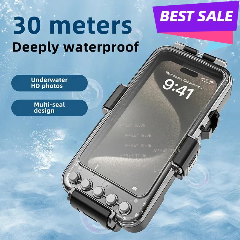 30M Waterproof Diving Case Universal Phone Housing for Deep Water Photography Kit