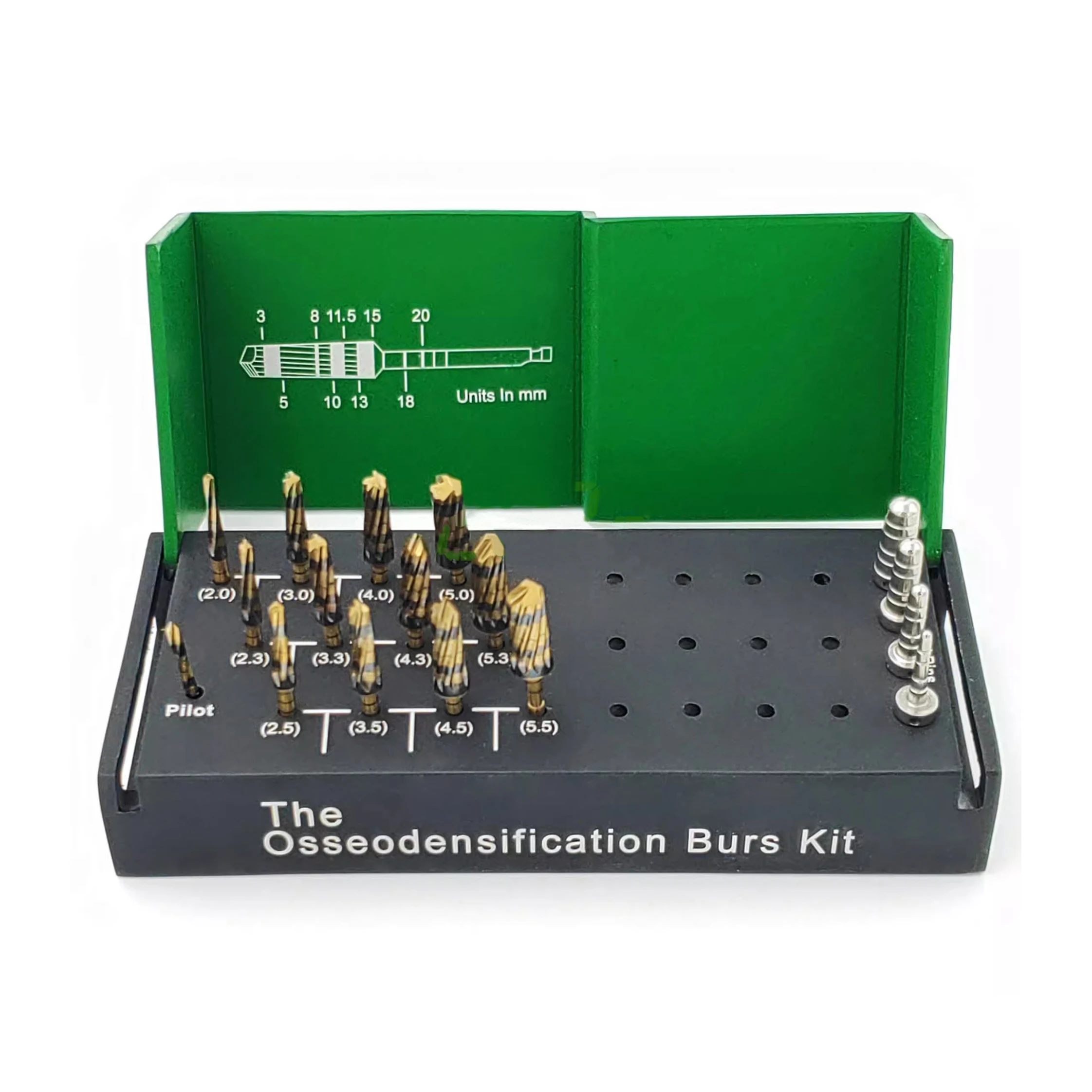 

17pcs Osseodensification Burs Drills Surgical Implant System Drivers Detnal Implant Maxillary Sinus Lift Kit Dental Tools