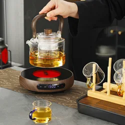 1500W Ultra thin Electric Ceramic Stove Timing Tea Maker Keep Warm Electric Tea Stove 8 Gear Heating Stove Boiling Water Heater