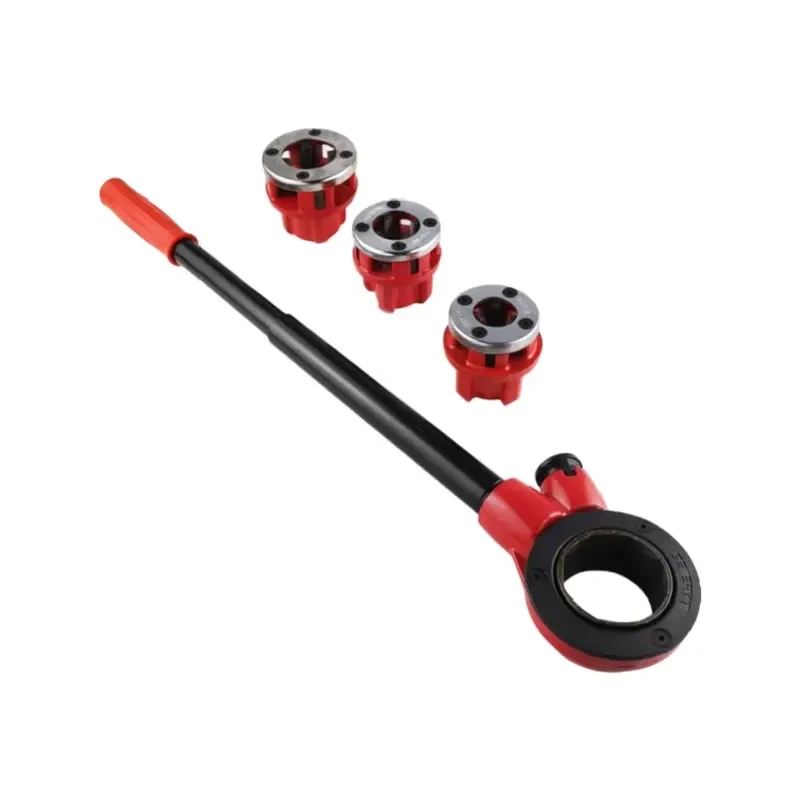 Manual Pipe Threading Machine Multifunctional Lightweight Tool Kit Wide Range Sizes Portable Handheld Threader for Metal