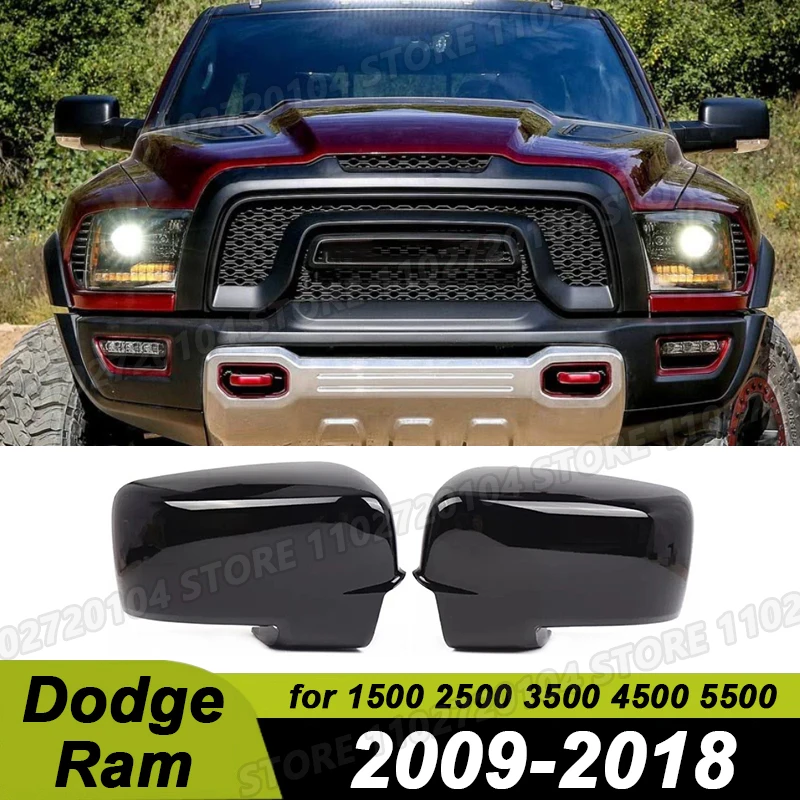 

for Dodge Ram 2009-2012 2013-2018 1500 2500 3500 4500 5500 Rearview Mirror Cover Cap 68231243AA 68231242AM 68096199AF 68096198AH