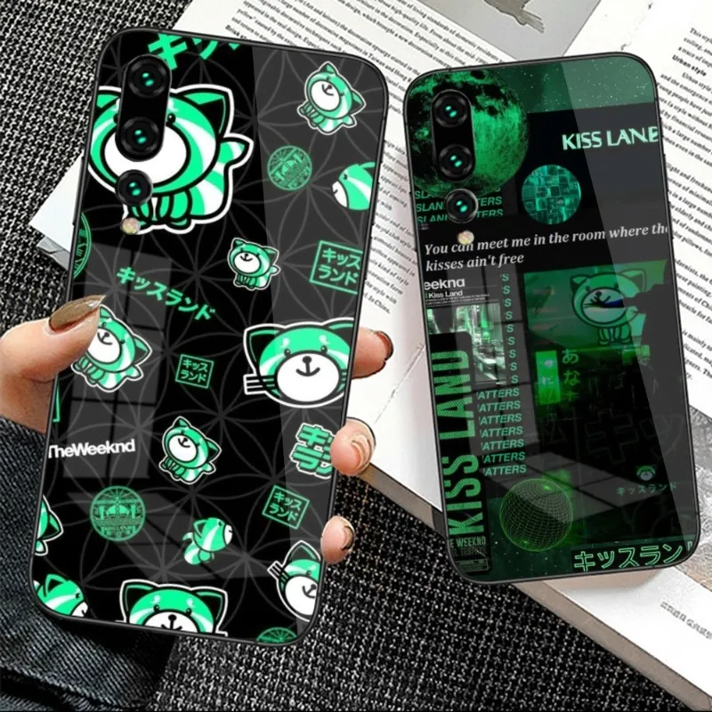 Weekend KissLand Mobile Phone Case for Huawei P50 P40 P30 P20 Pro Mate 40 30 20 Pro Nova 9 8 7 PC Glass Phone Cover Funda