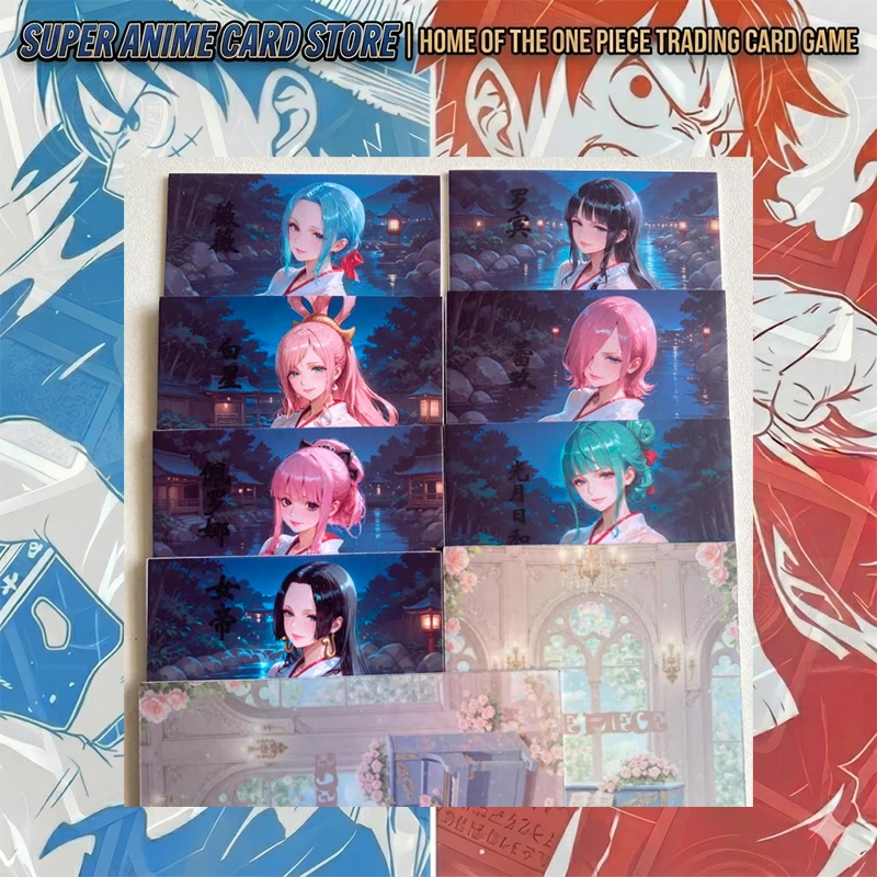 Japanese Anime ONE PIECE HS SSR UR OR DR HR Nefertari D Vivi Vinsmoke Reiju Nico Robin Yamato Kalifa Perona Collect Cards