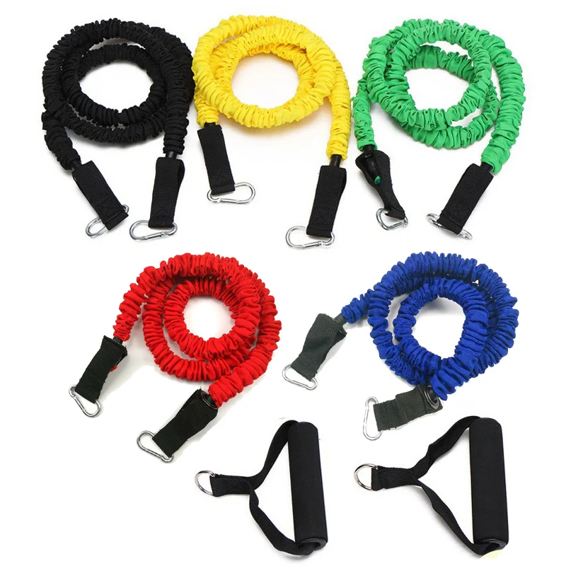 120cm Latex Rubber Pull Rope Resistance Band Multifunction Fitness Training High Jump Trainer Volleyball Taekwondo Kick