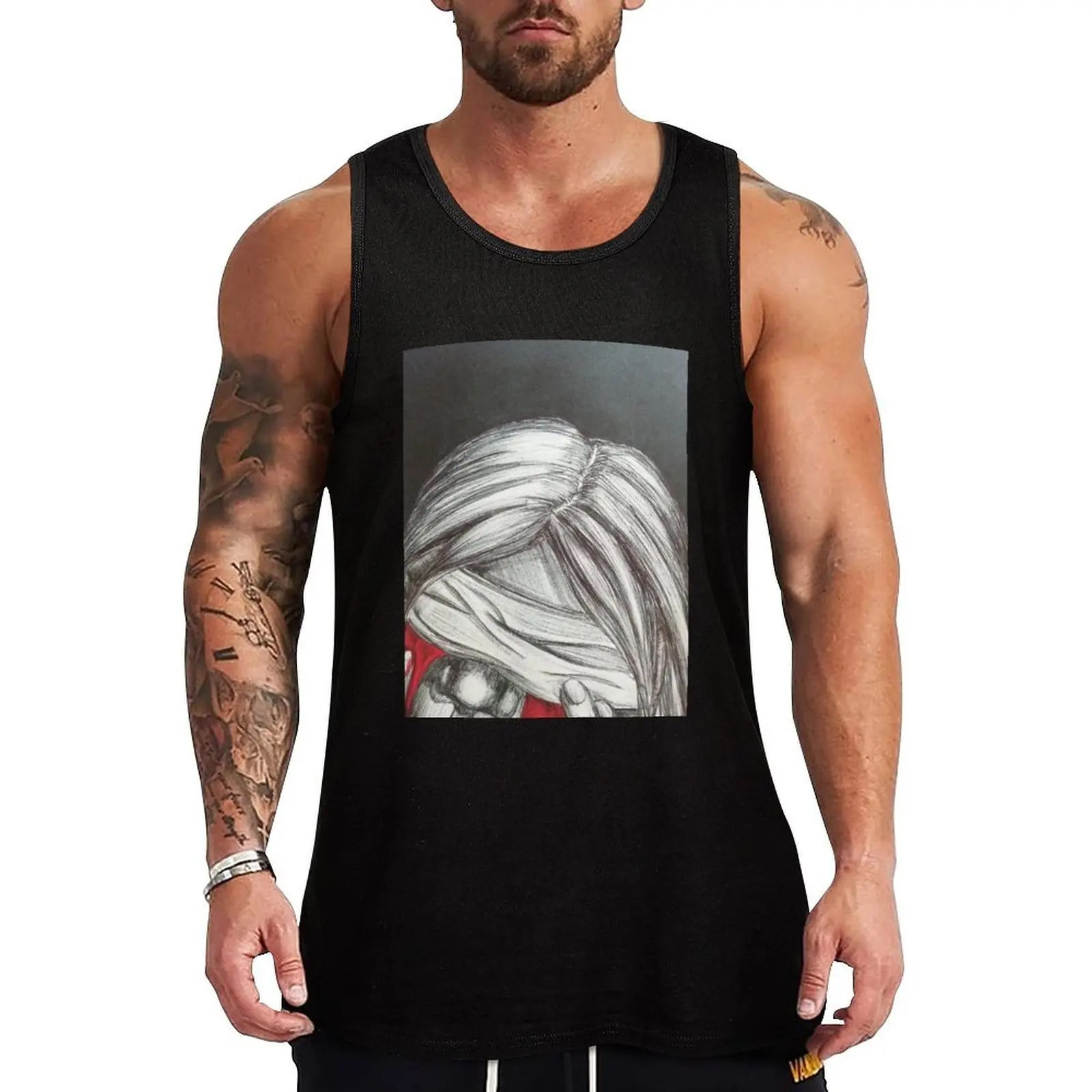 

Blind Tank Top Cotton Tank Top Soft Casual Sleeveless Shirt