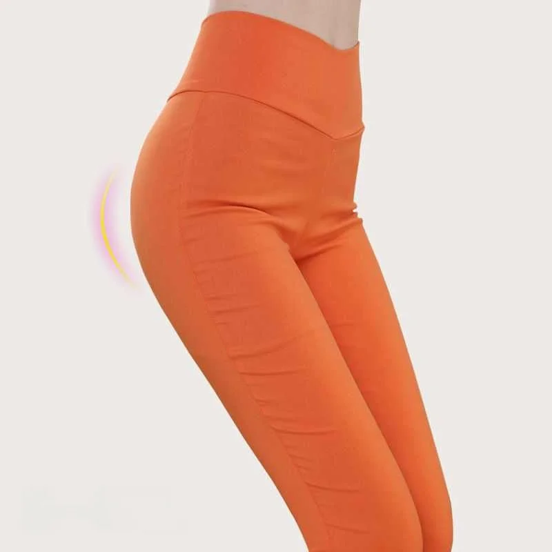 سراويل شتوية عالية الخصر للنساء بمقاسات كبيرة، سراويل كاجوال فضفاضة مطبوعة من مزيج القطن والنايلون، سراويل مريحة قابلة للتمدد