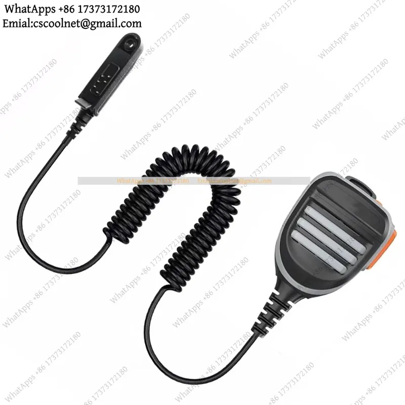 Speaker Microphone for UV 9R Pro UV-XR Radios with Clear Audio and Rotatable Plastic Clip for Walkie Talkies Audio Accessory