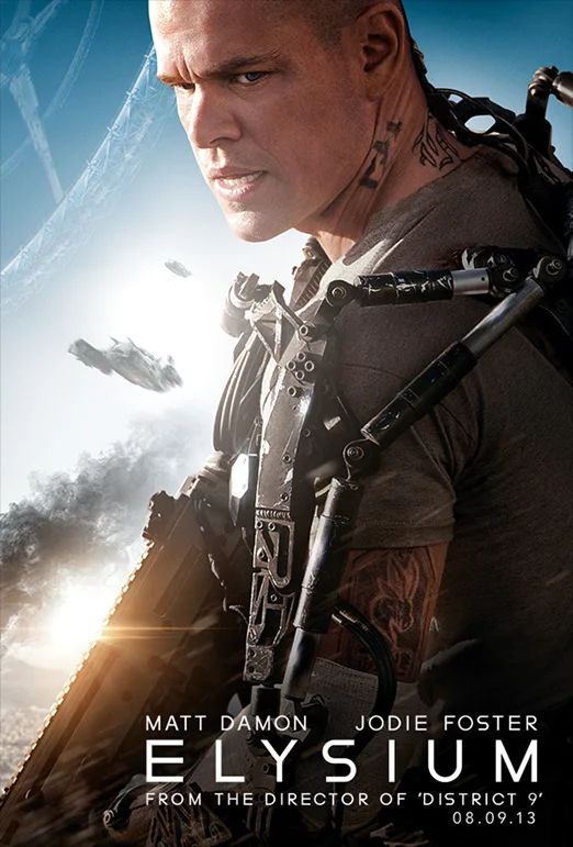 Hot Rare Movie Elysium (2013) Art SILK POSTER Wall Art Home Decorative painting