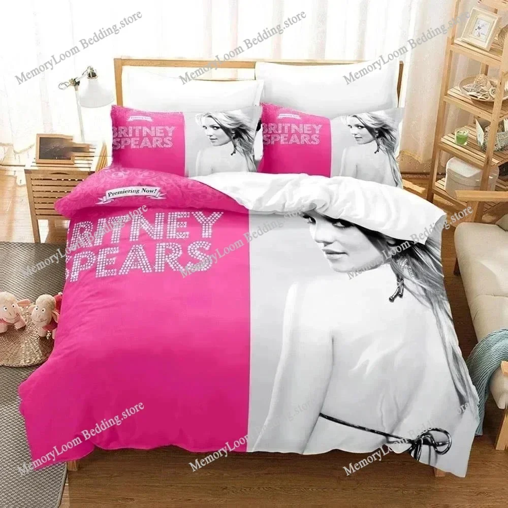 

Fashion Trend Modern Britney Spears Bedding Set Single/Twin Size Duvet Cover 3D Print Stylish Soft Home Textile Set Luxury Gift