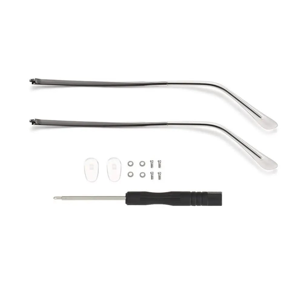 عالية الجودة شفافة غطاء للقدم نظارات الذراع المضادة للانزلاق المعادن النظارات اكسسوارات أداة إصلاح إطار مشهد النظارات #1