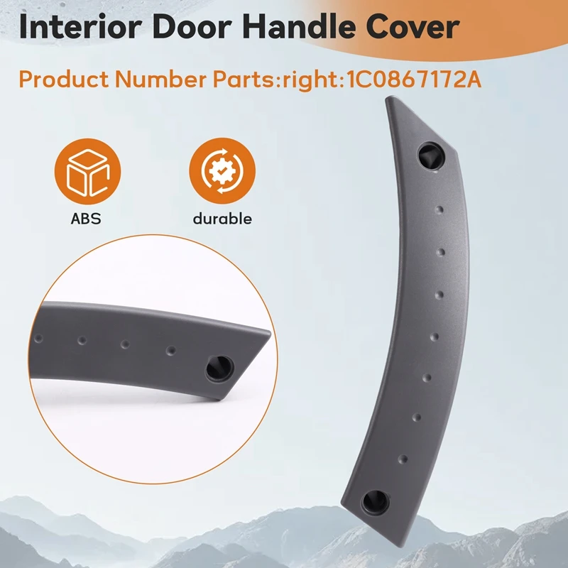Auto rechte Innentürgriffabdeckung 1C0867172A für VolkswagenJAS