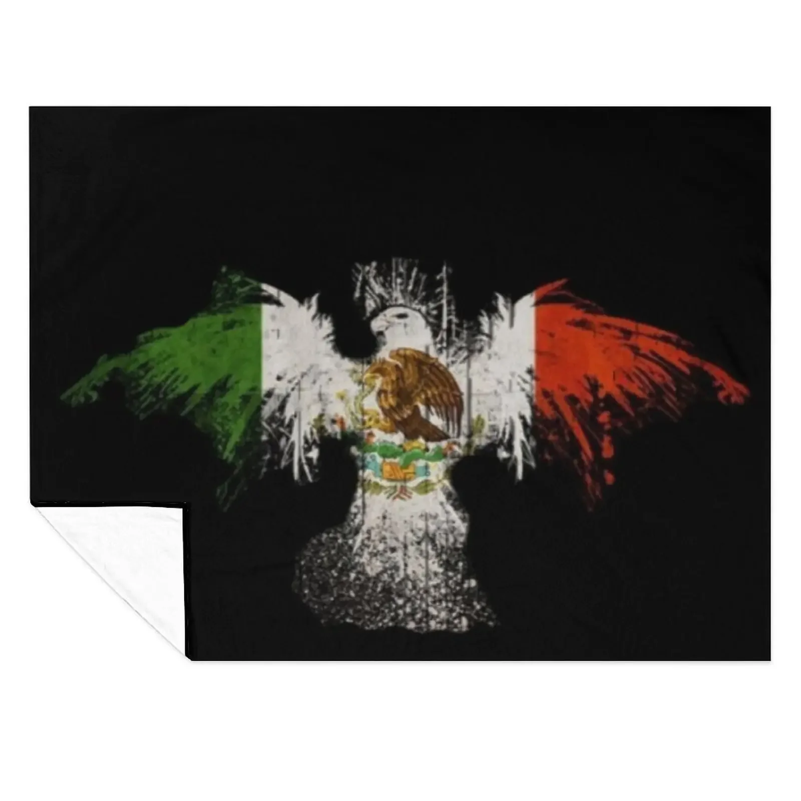 

Mexican flag Eagle Throw Blanket Blankets For Bed For Baby Cute Flannels Blankets