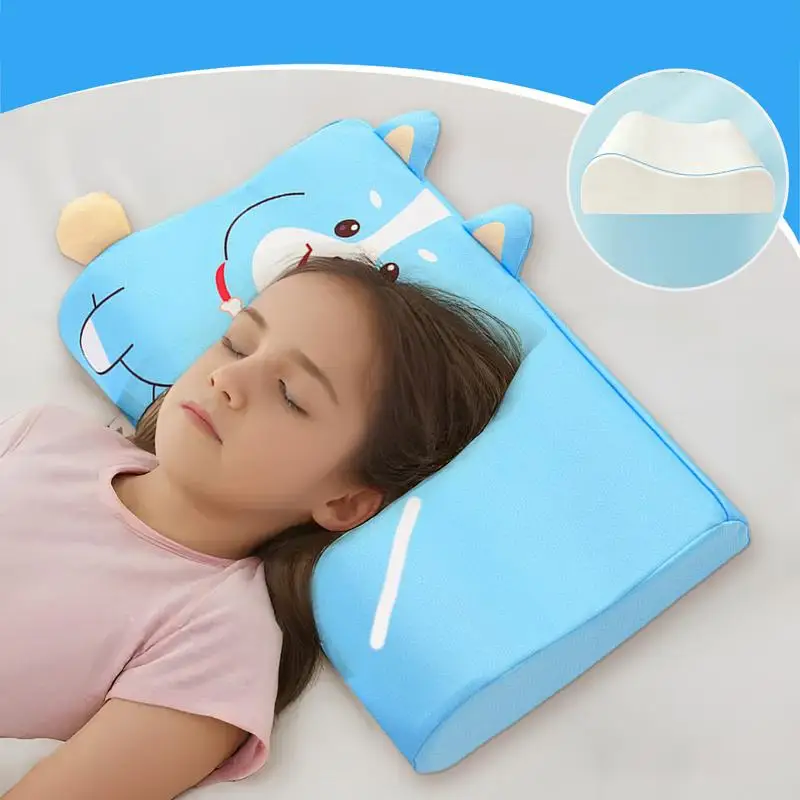 Toddler Bed Pillow Small Pillow for Daycare Preschool Nap Time Ergonomic Bed Pillow Skin-Friendly Travel Cushion for Kids Girls