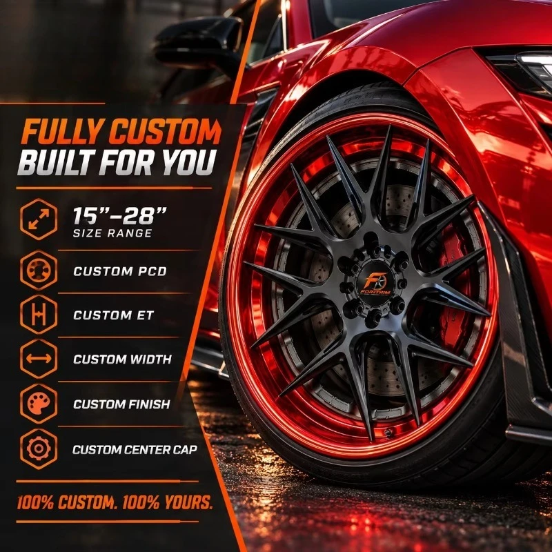 Tailored Split Spoke Forged Wheels 18 19 20 21 22 Inch For Audi Q5 For Porsche For Lexus Car Wheels Deep Concave