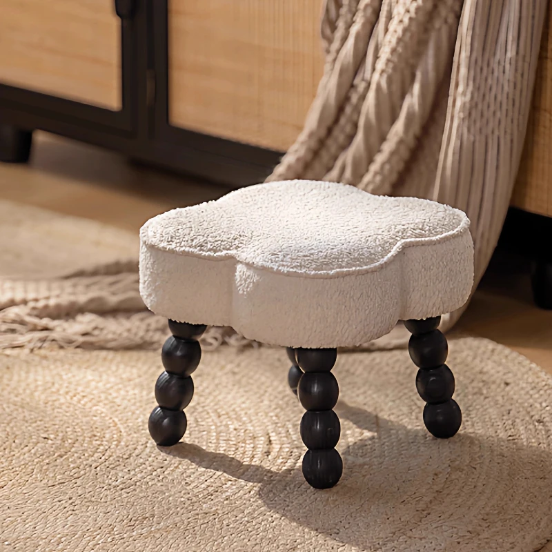 Apartments Room Stool Chair Recamera Northern Leisure Tabouret Small Stool Chair Bedroom Repose Pied Bureau Home Furniture