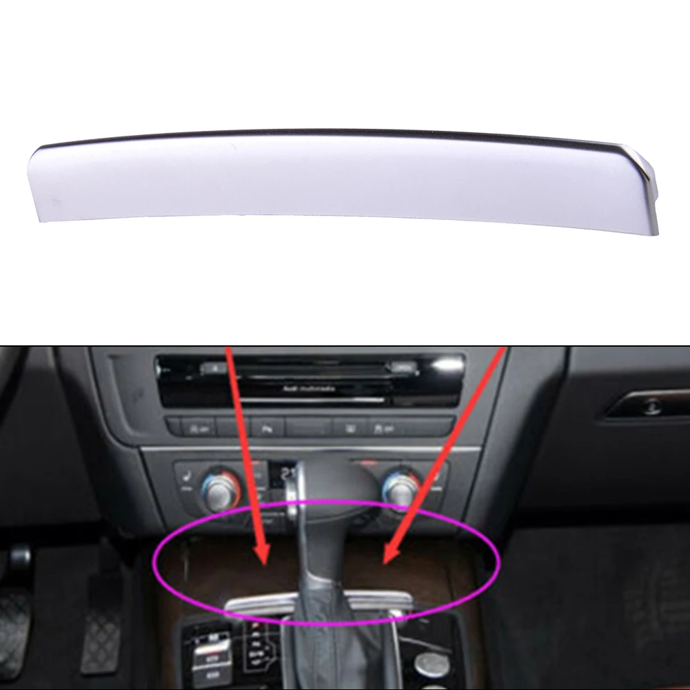 

Car Accessories Control Gear 14.8x1.8 Cm ABS Bright Strip Chrome Control Gear Cover High Quality For A6 2011-2018