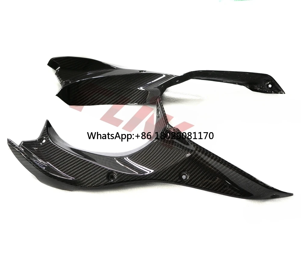 100% Full Carbon Fiber Custom Motorcycle Parts Side Panels for KAWASAKI Ninja H2 SX 2018+